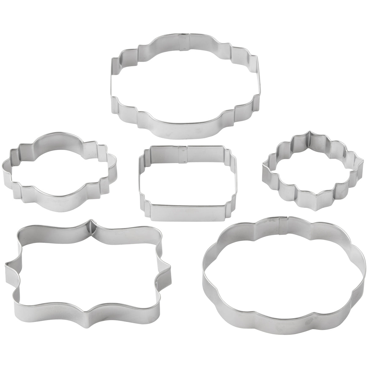 Fondant Cut-Outs 6/Pkg Plaque