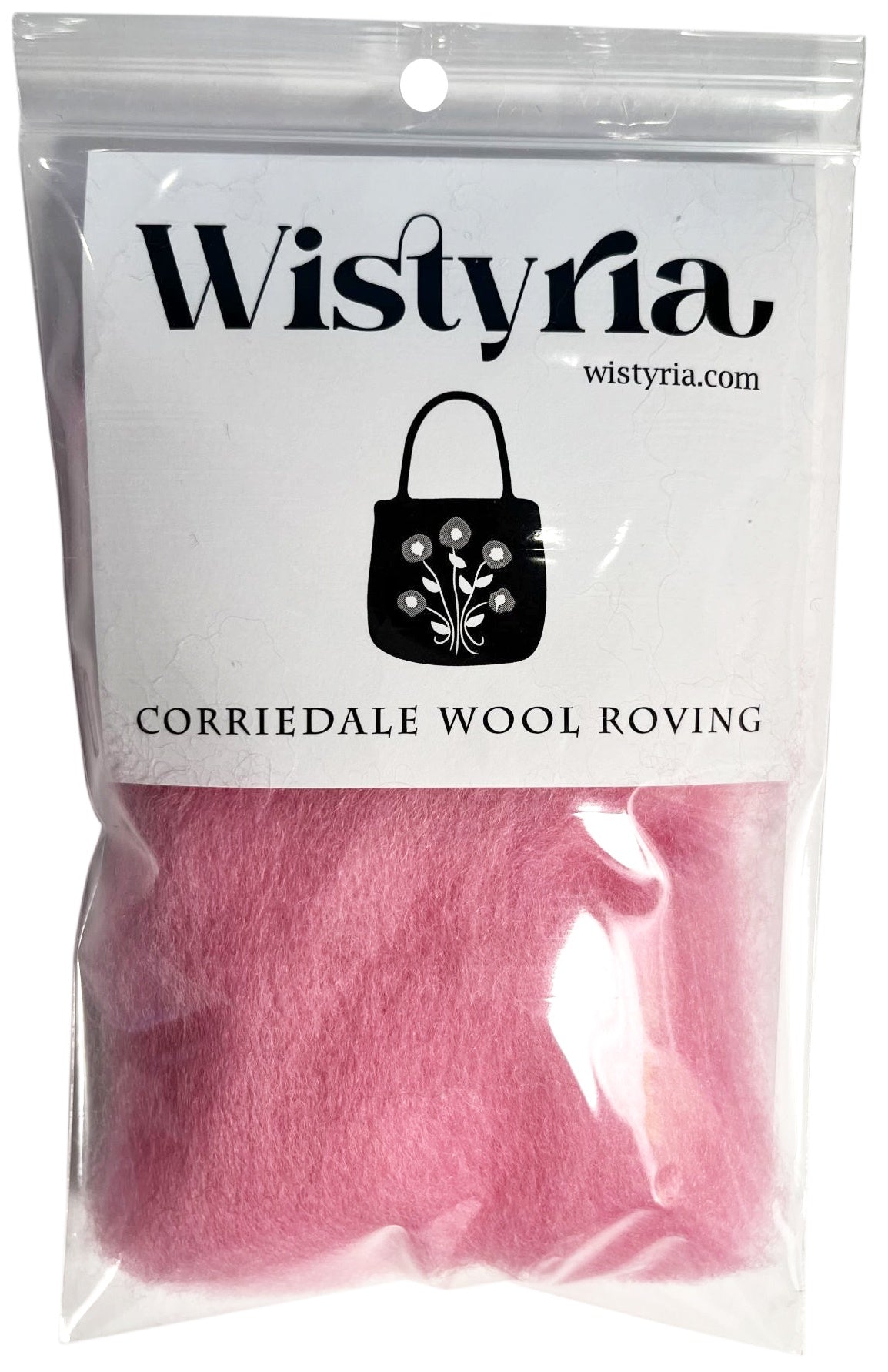 Wool Roving 12" .22oz Candy