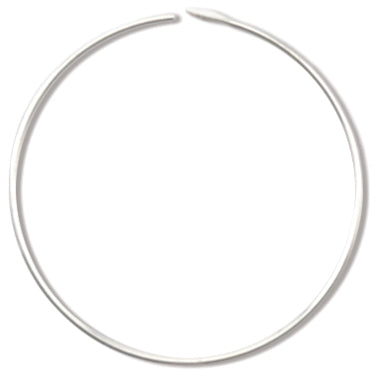 Ear Wire Beading Hoops Small 20mm 16/Pkg Silver-Plated & Nickel-Free