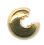 Gold-Plated Crimp Covers 4mm 20/Pkg