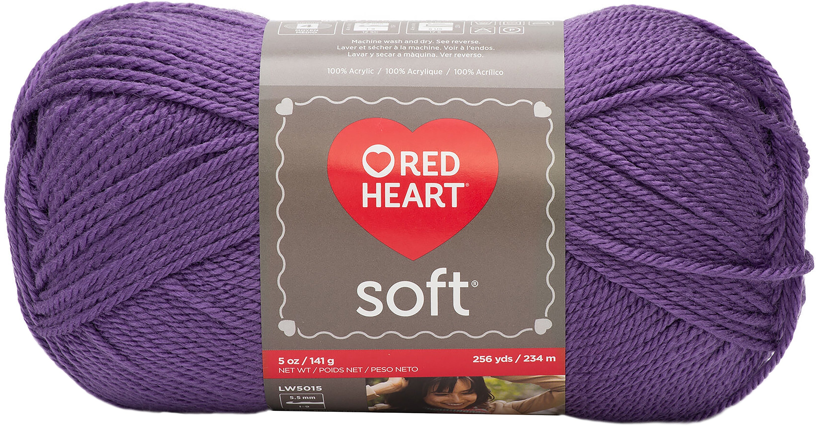 Red Heart Soft Yarn Lavender