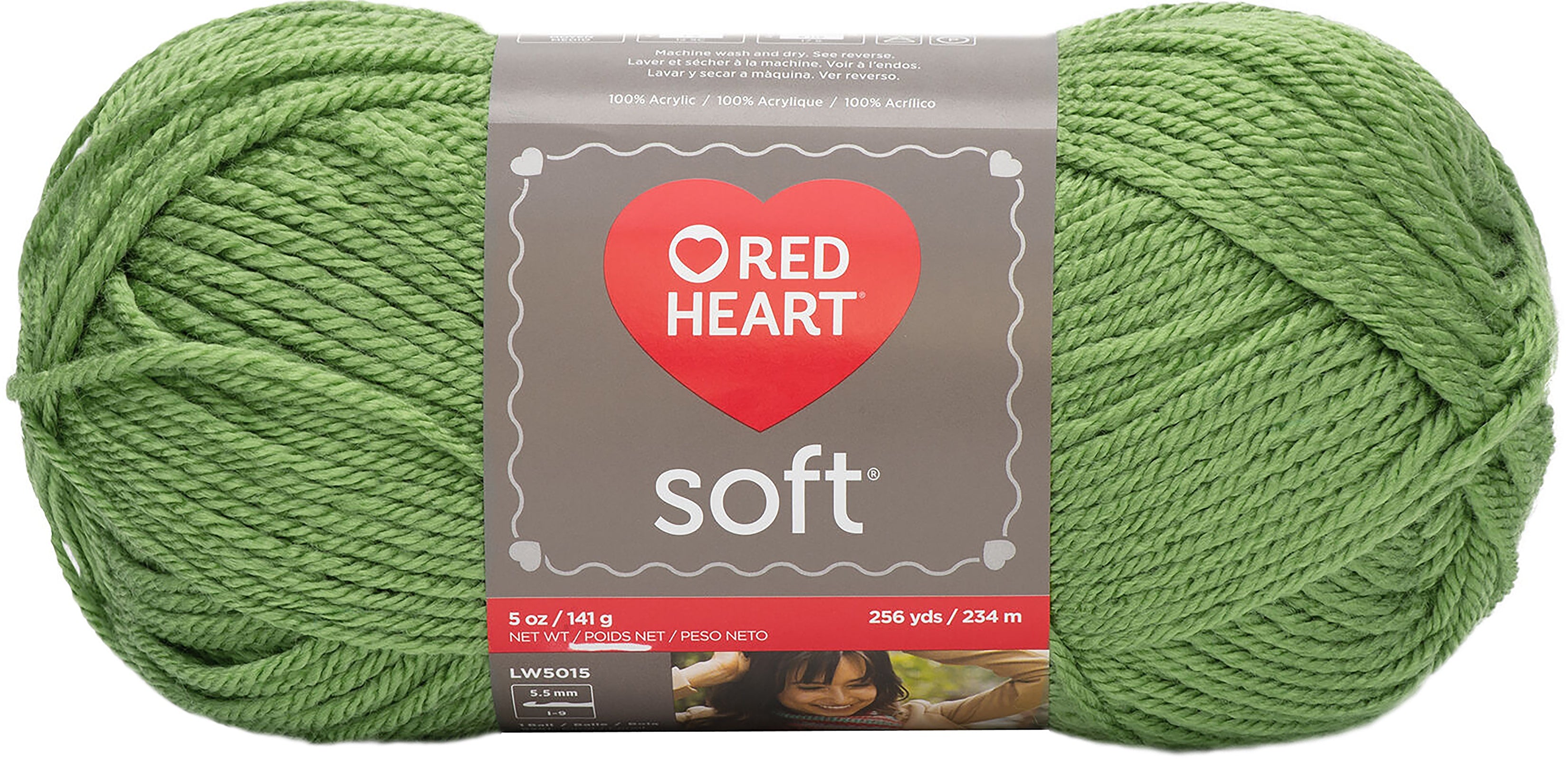 Red Heart Soft Yarn Guacamole