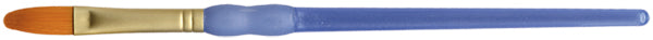 Crafter's Choice Gold Taklon Oval Wash Brush 1/2" Width