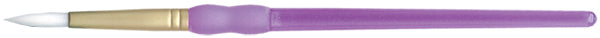 Crafter's Choice White Taklon Round Brush Size 8