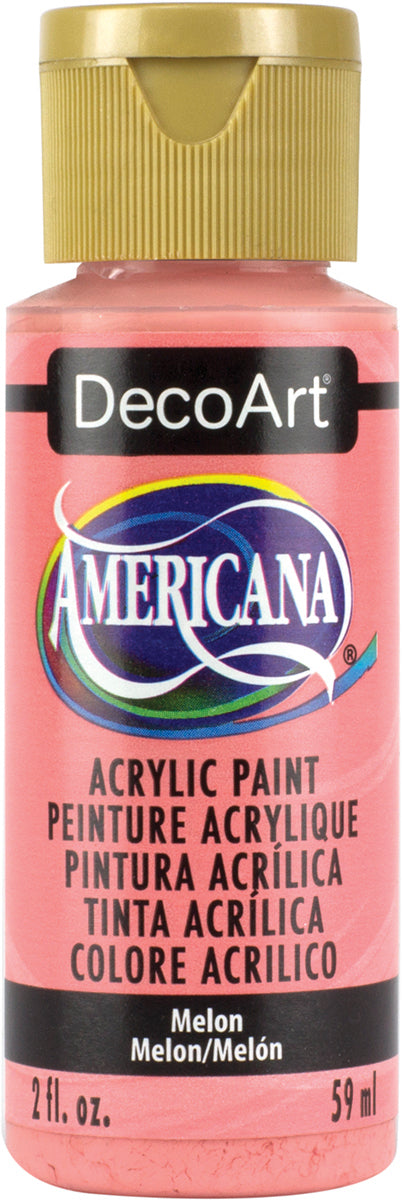 Americana Acrylic Paint 2oz Melon - Opaque