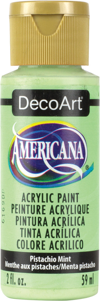 Americana Acrylic Paint 2oz Pistachio Mint - Opaque
