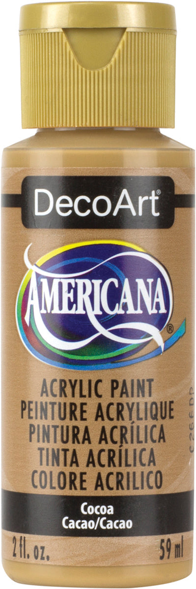 Americana Acrylic Paint 2oz Cocoa - Opaque