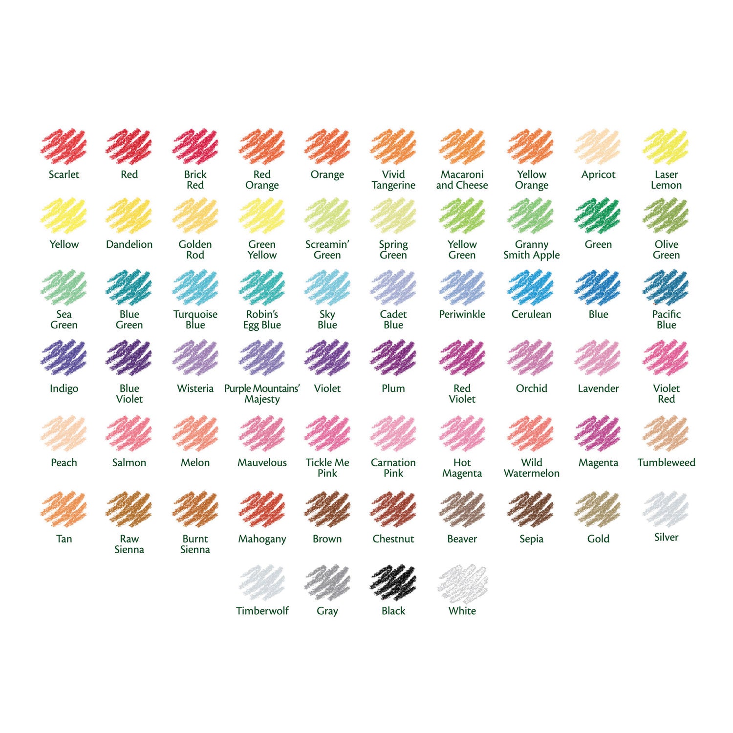 Crayola® Colored Woodcase Pencil, HB, 3.3 mm, Assorted, 64/Pack