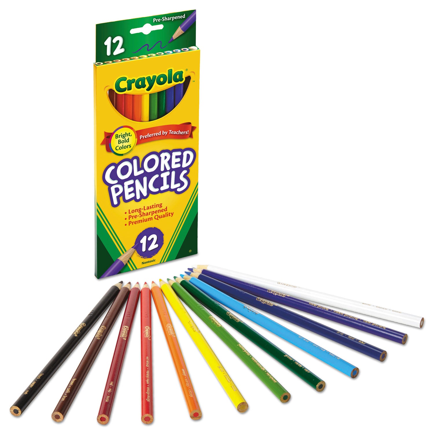 Crayola Colored Pencils 12/Pkg Long