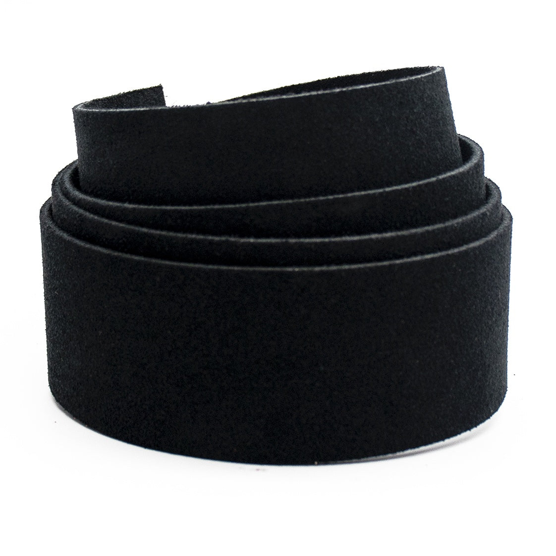 Leather Strip 1.5"X42" Black