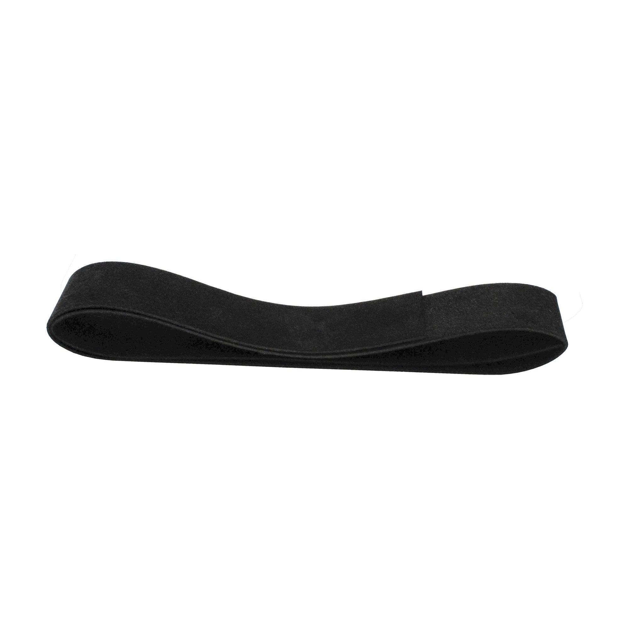Leather Strip 1.5"X42" Black