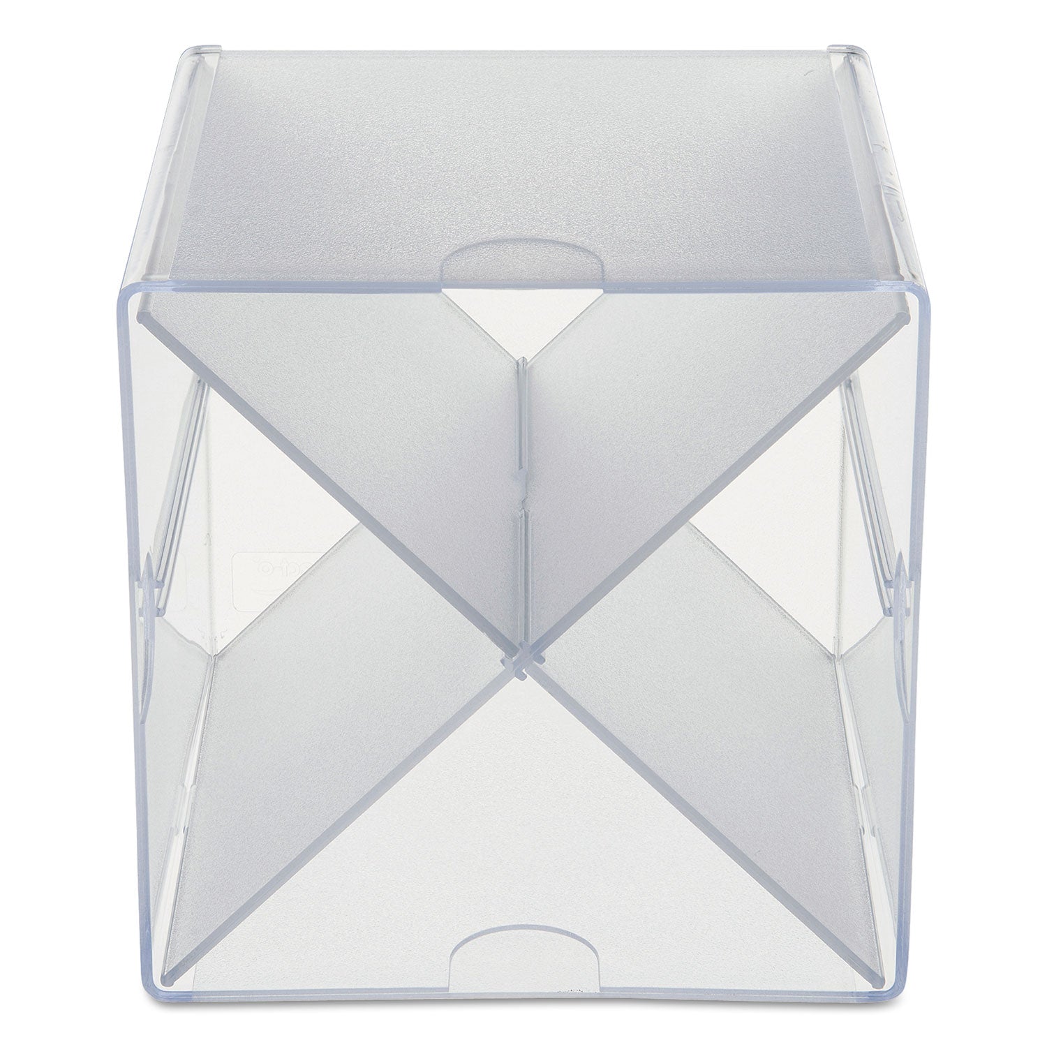 Stackable X-Divided Storage Organizer 6"X6"X6" Clear