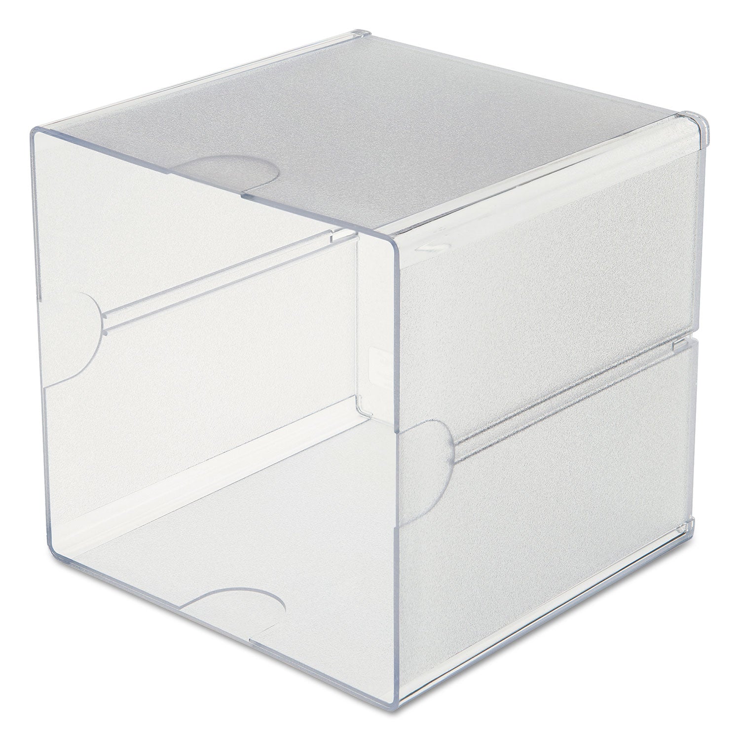 Stackable Open Cube Storage Organizer 6"X6"X6" Clear