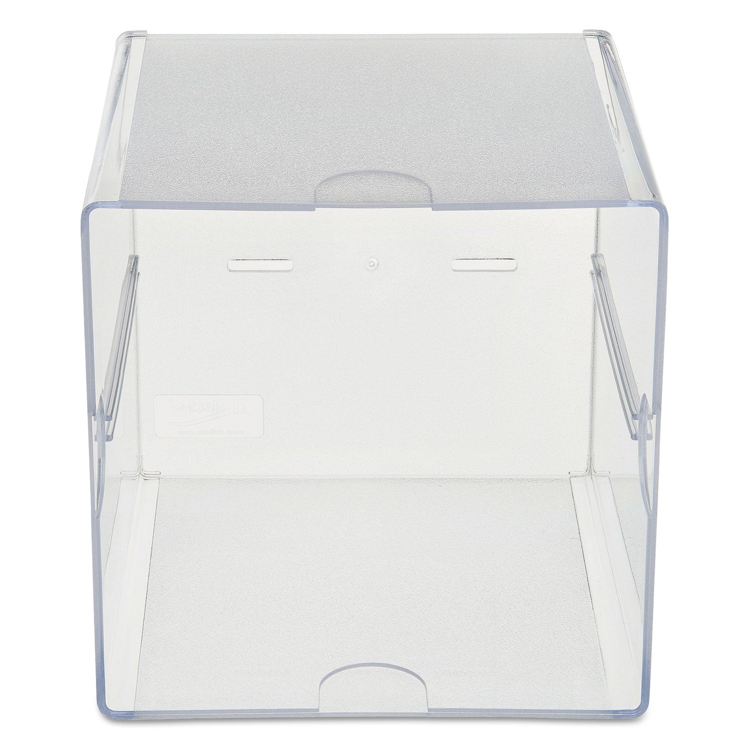 Stackable Open Cube Storage Organizer 6"X6"X6" Clear