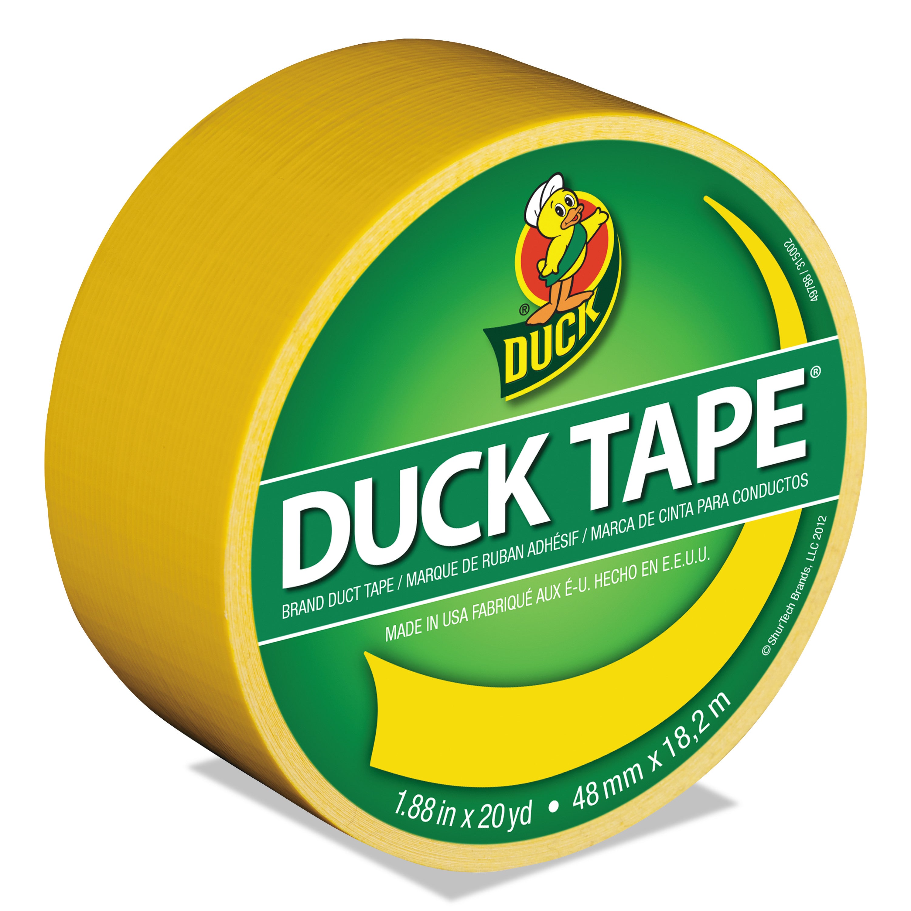 Duck Tape 1.88"X20yd Yellow Sunburst