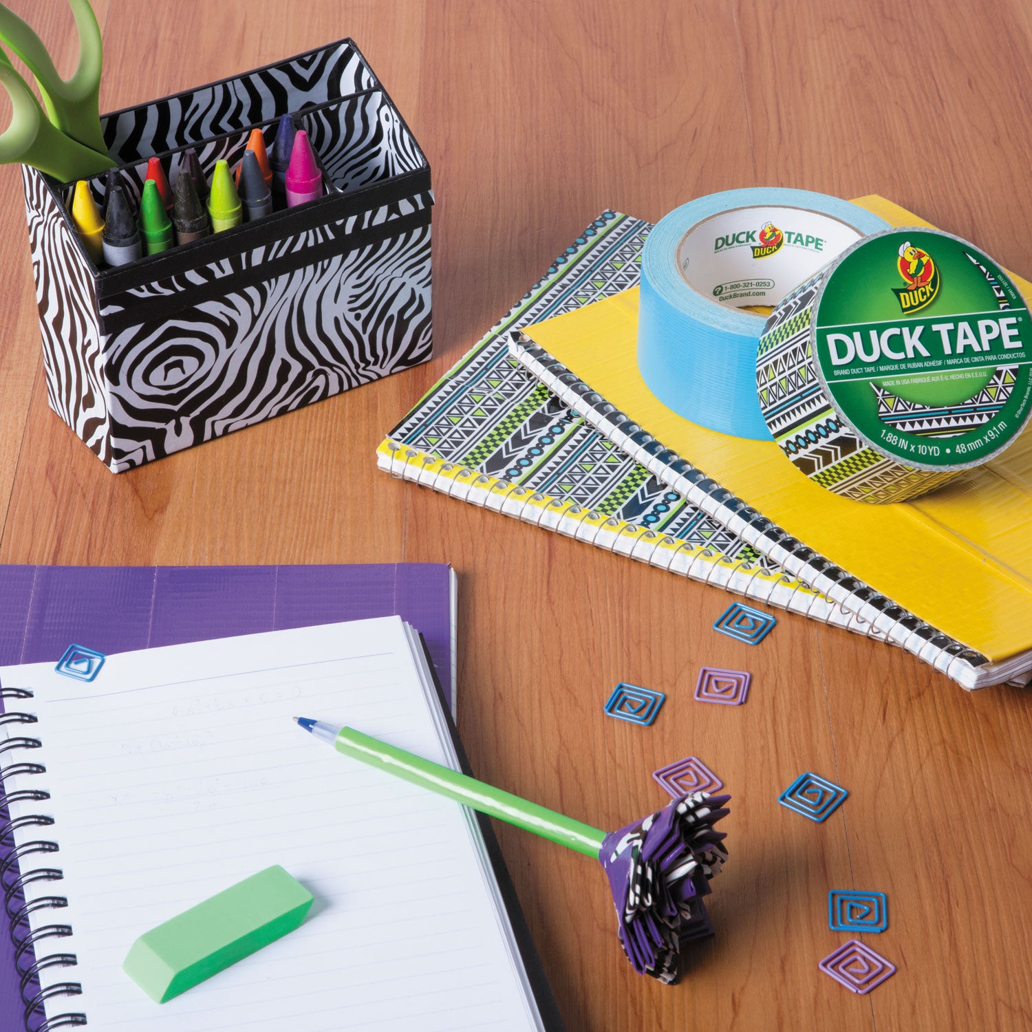 Patterned Duck Tape 1.88"X10yd Zebra
