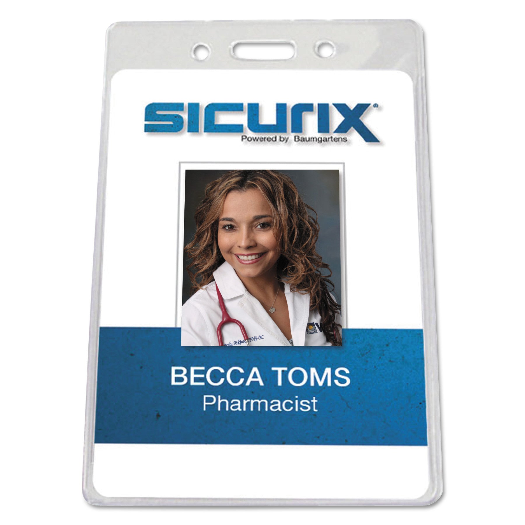 Badge Holders 12/Pkg Vertical