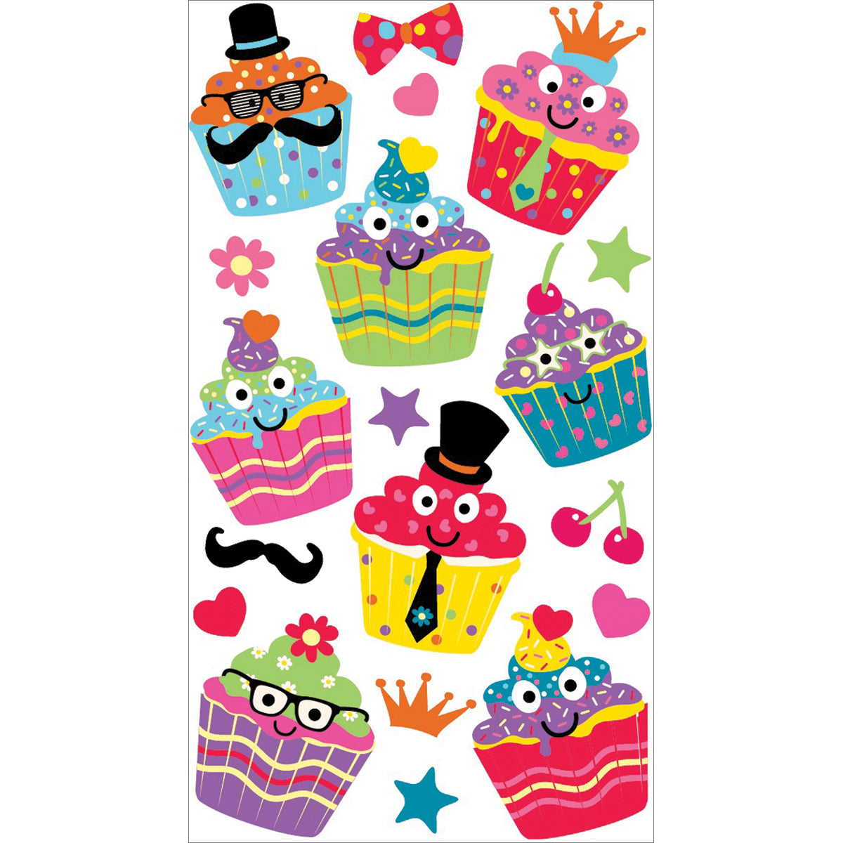 Sticko Stickers Dress Up Cupcakes