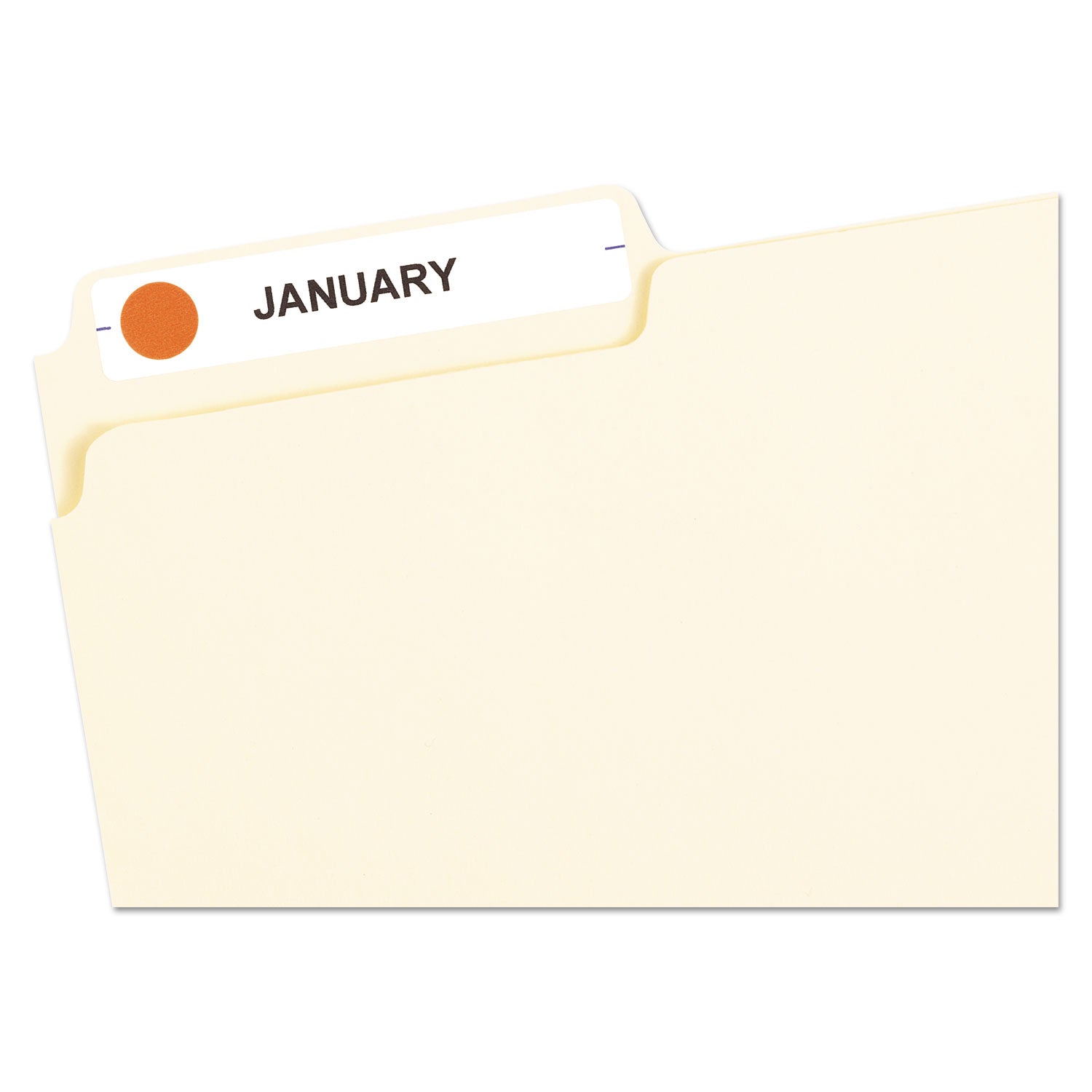 Avery® Handwrite Only Removable Round Color-Coding Labels, 1/2" dia, Neon Red, 840/Pack