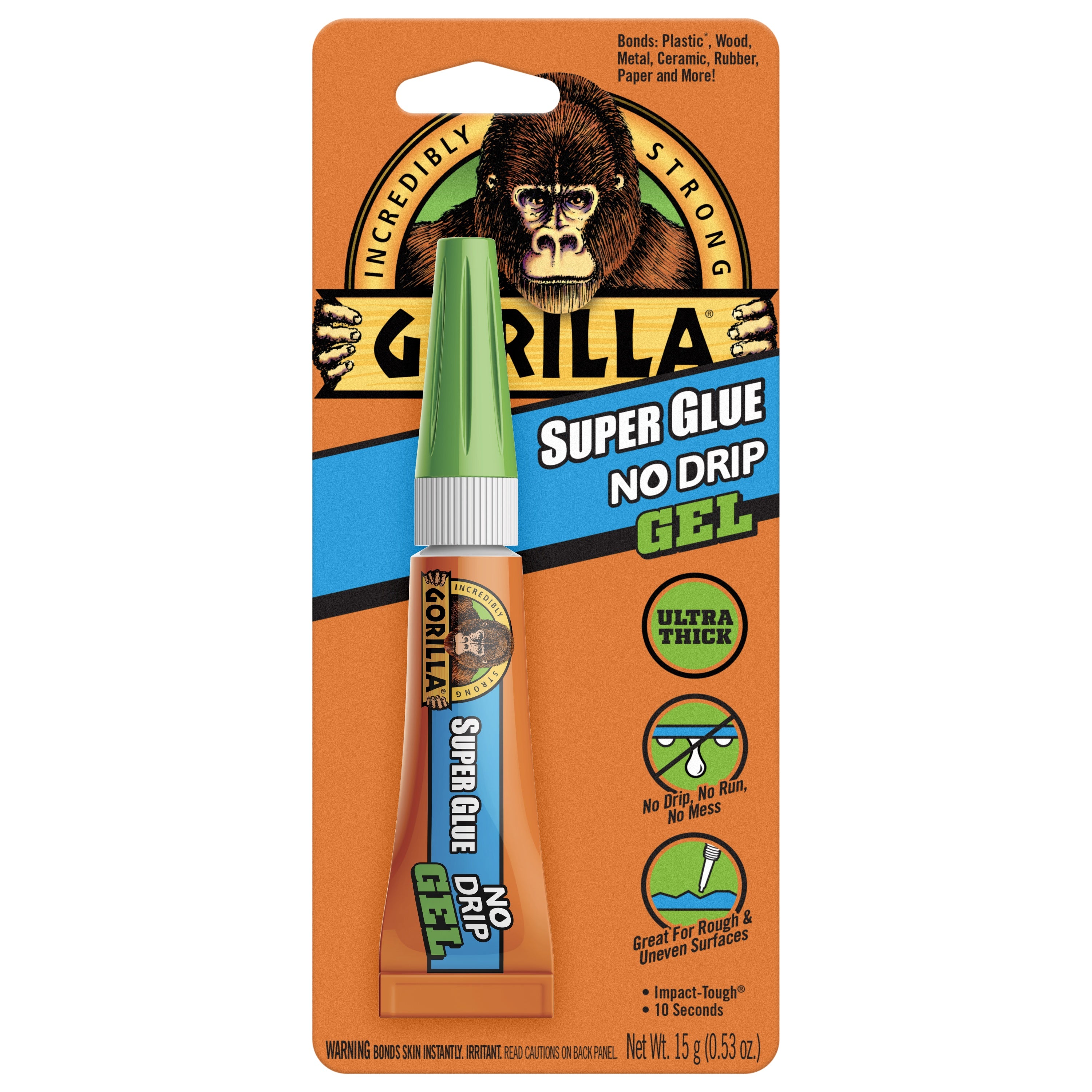 Gorilla Ultra Control Super Glue Gel .53oz 