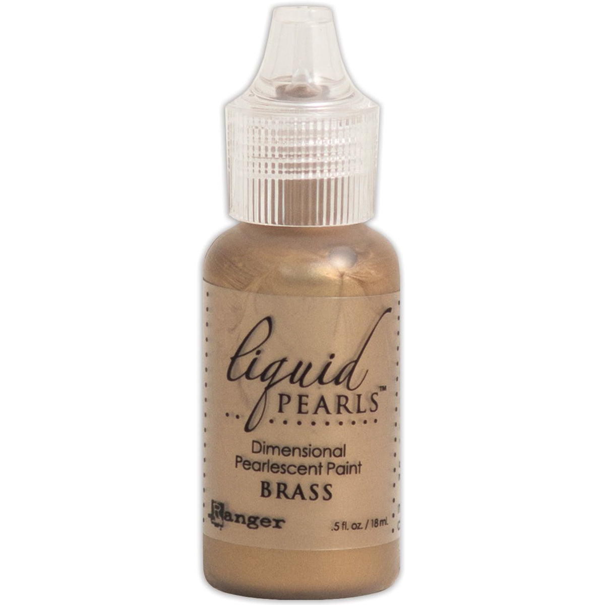 Liquid Pearls Dimensional Pearlescent Paint .5oz Brass