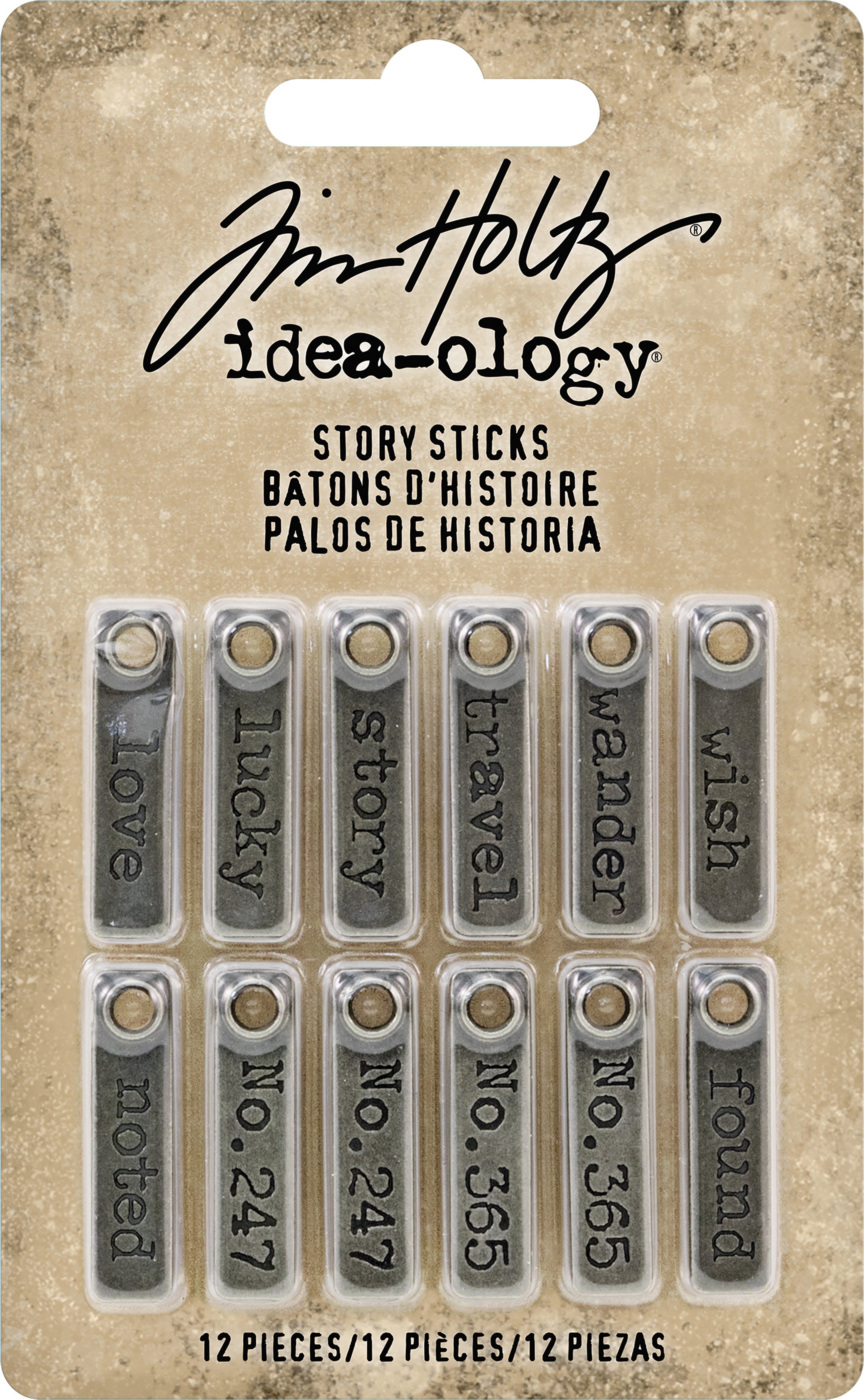 Idea-Ology Metal Story Sticks 12/Pkg .25"X1"