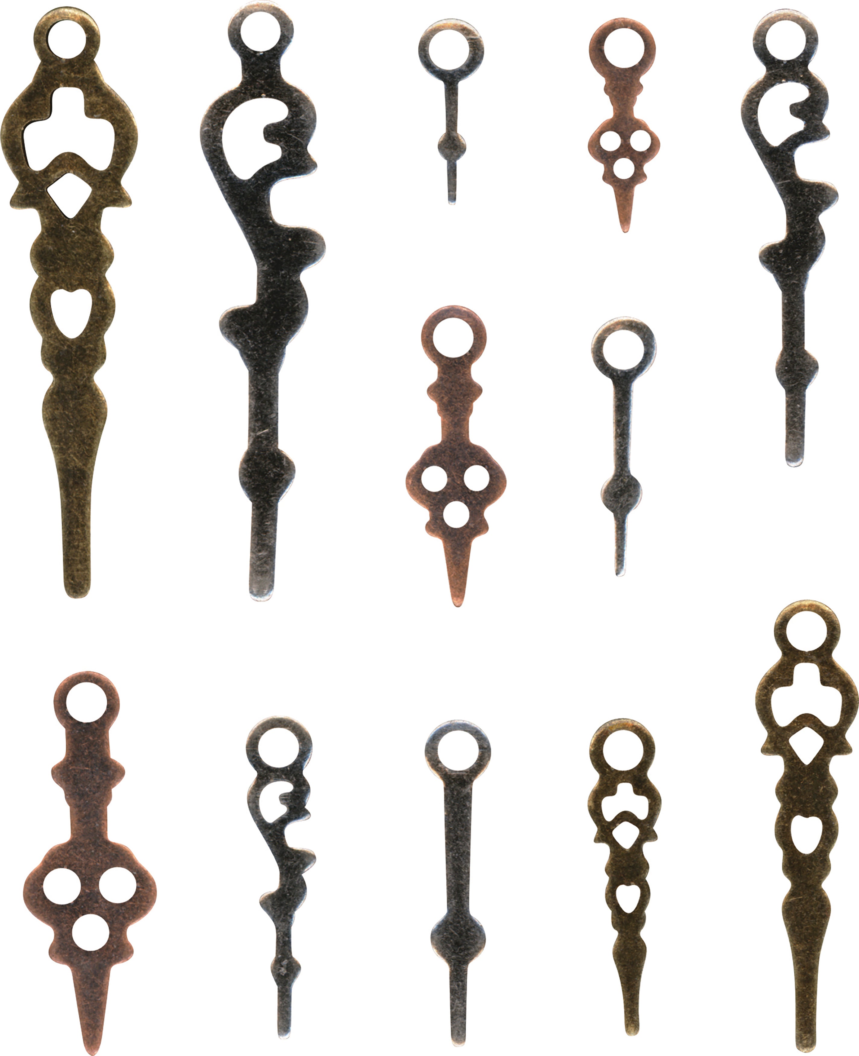 Idea-Ology Metal Clock Hands 12/Pkg Assorted Sizes