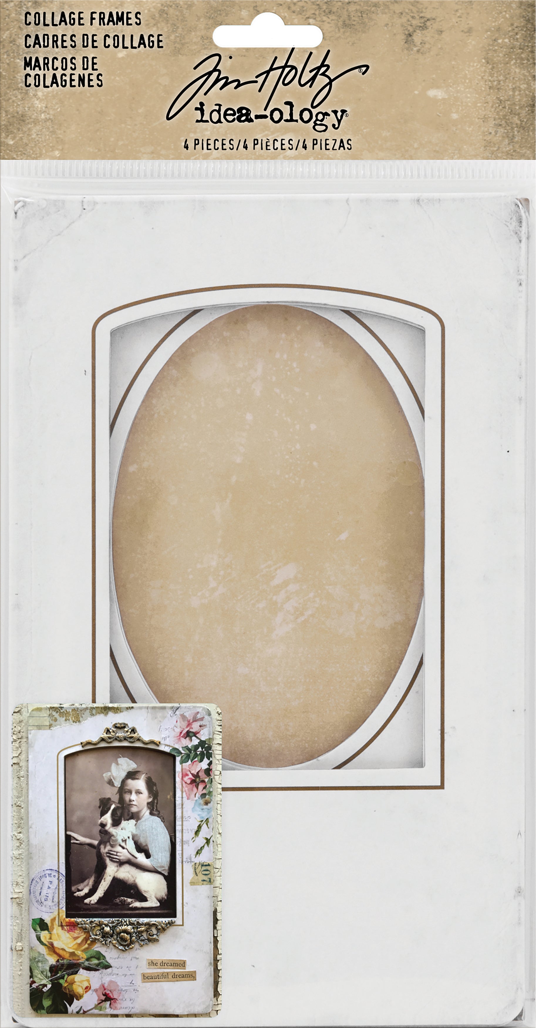 Idea-Ology Bookboard Collage Frames 4/Pkg  