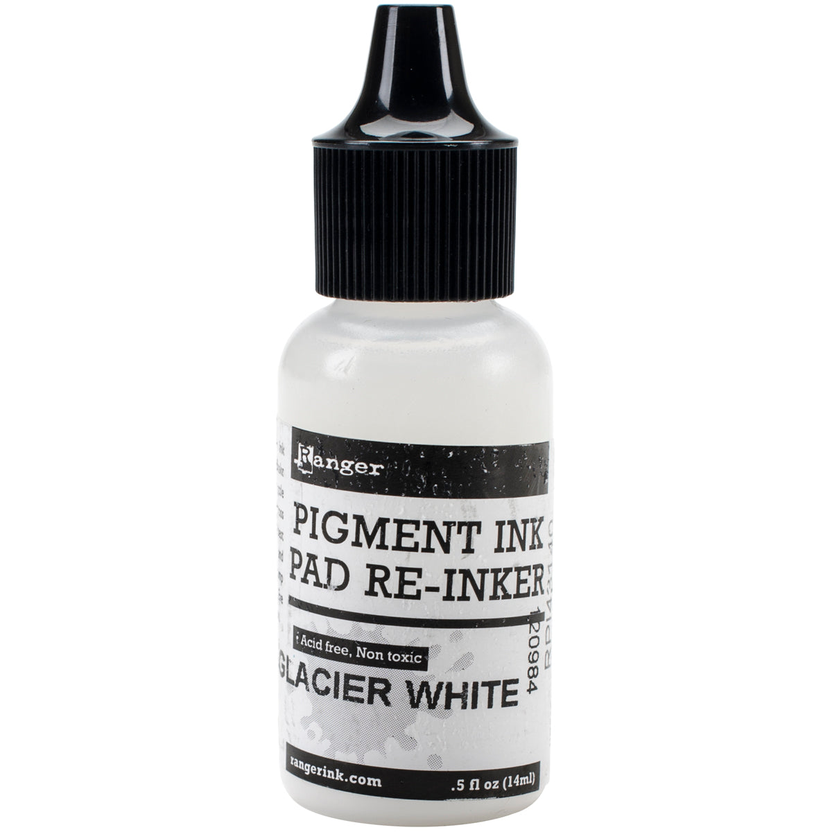 Pigment Pad Re-Inker .5oz Glacier White