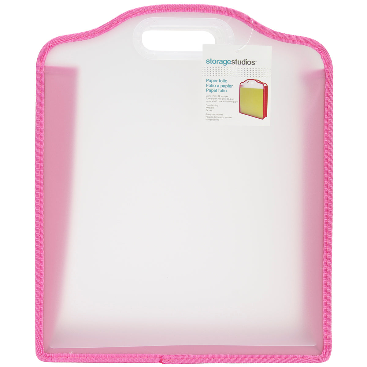 Storage Studios Paper Folio 3"X13"X15.75" Pink & Green