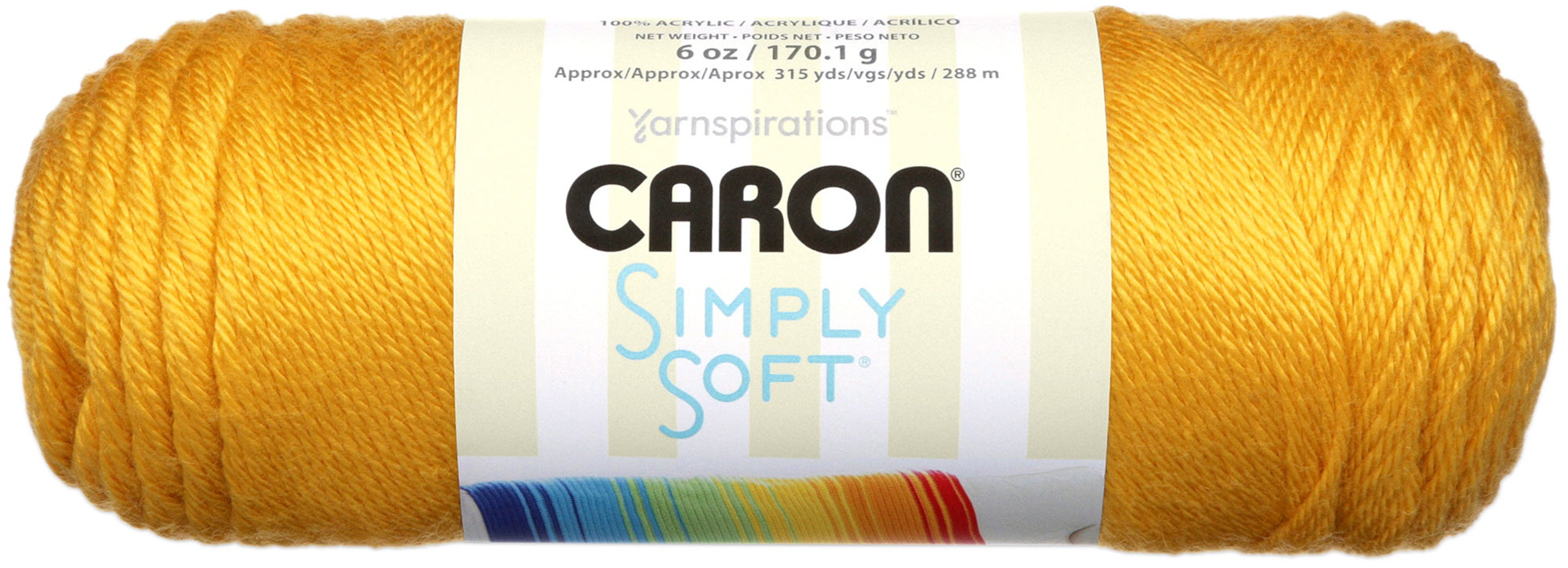 Simply Soft Solids Yarn Gold