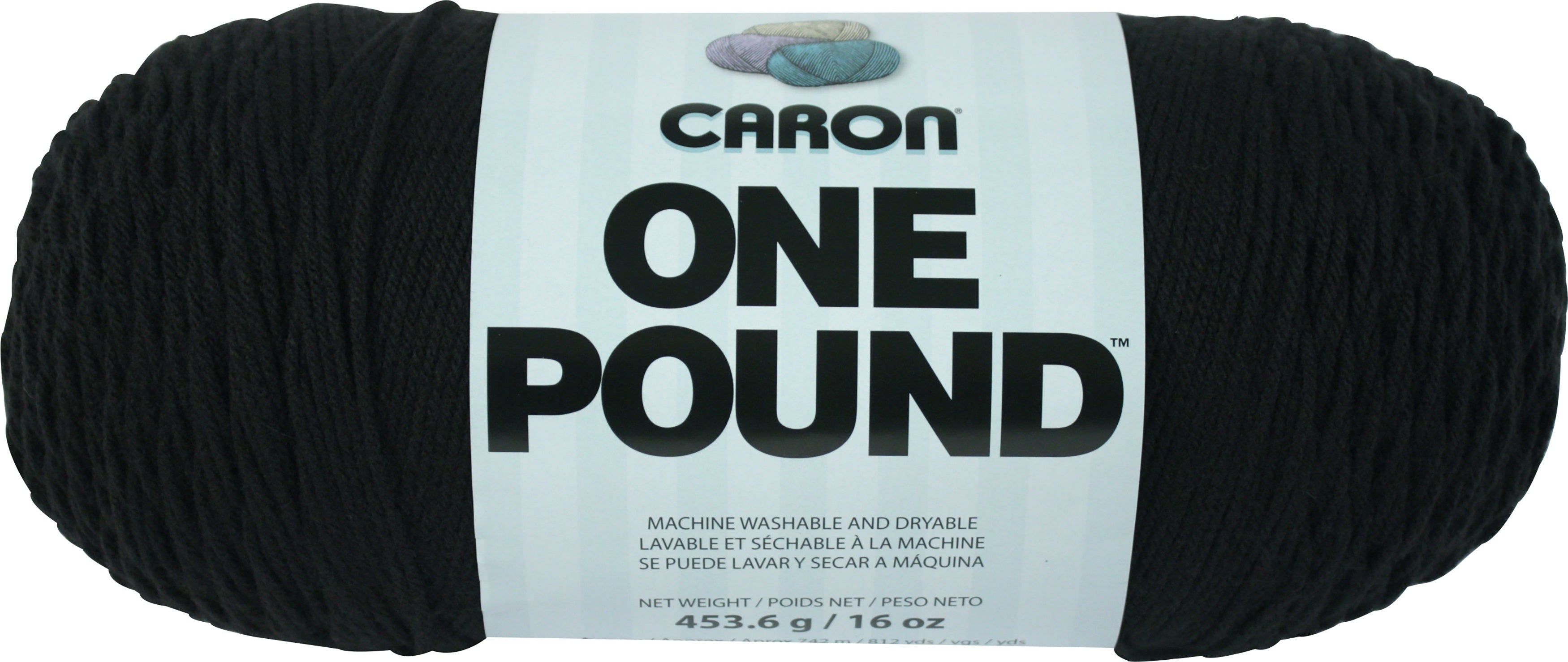 One Pound Yarn Black