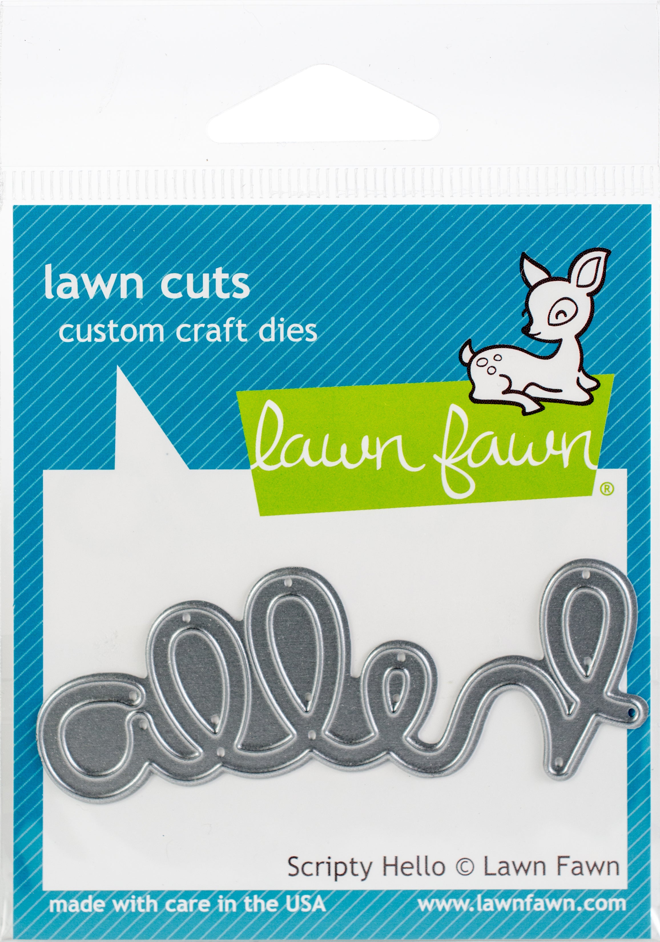 Lawn Cuts Custom Craft Die  Scripty Hello