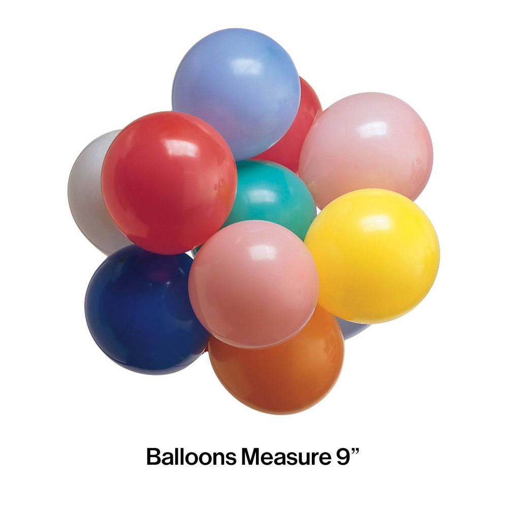 Balloons Round 9" 20/Pkg Assorted Colors