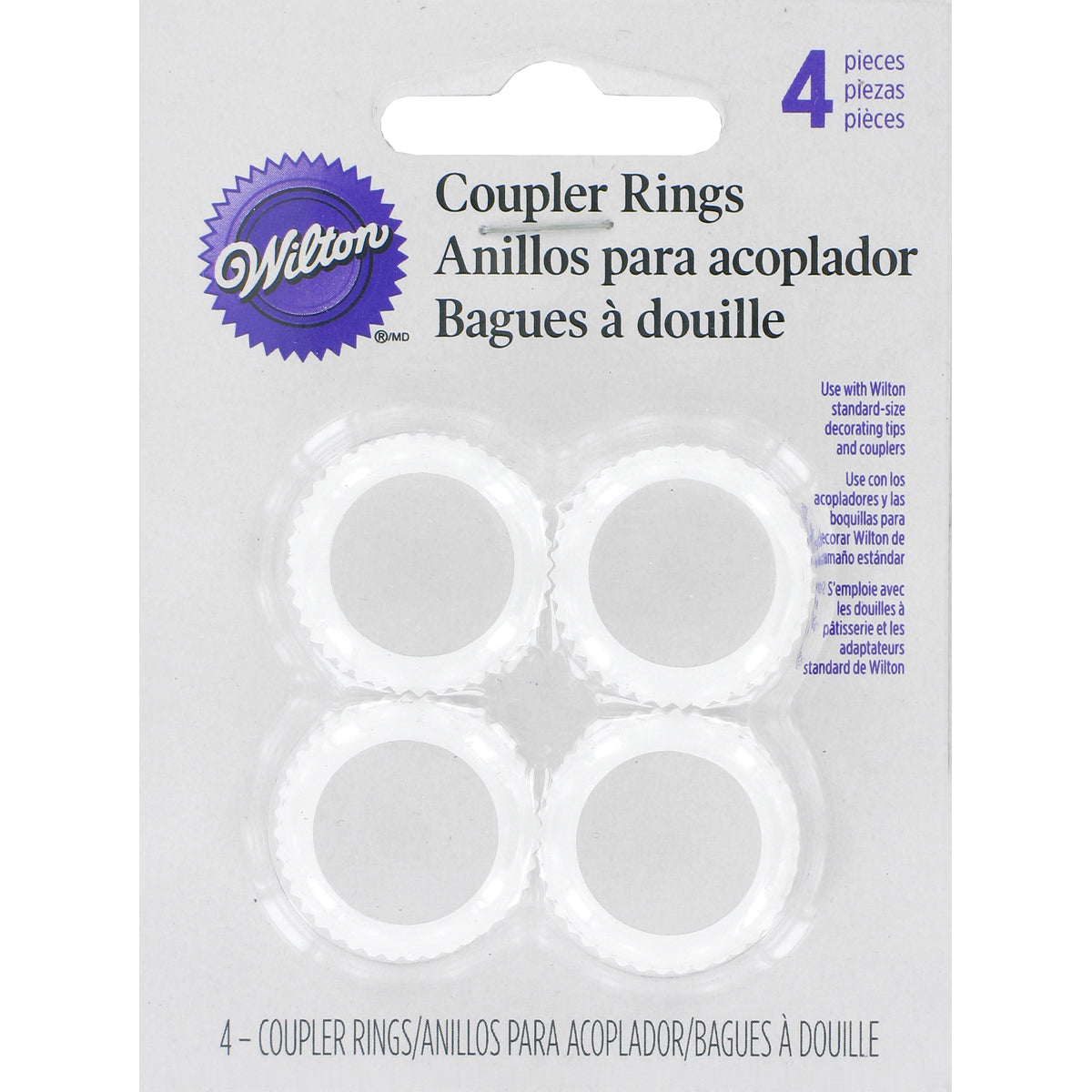 Coupler Rings 4/Pkg  