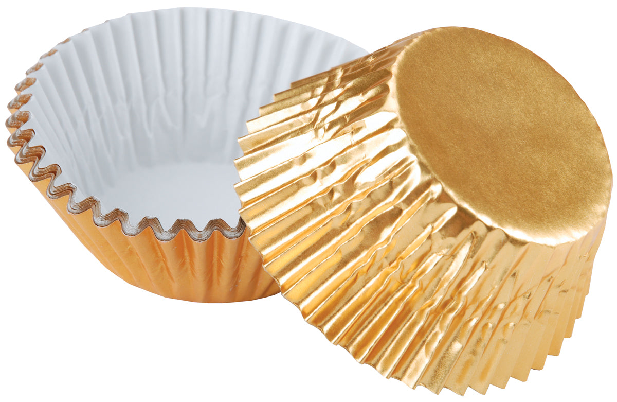 Standard Baking Cups Gold Foil 24/Pkg