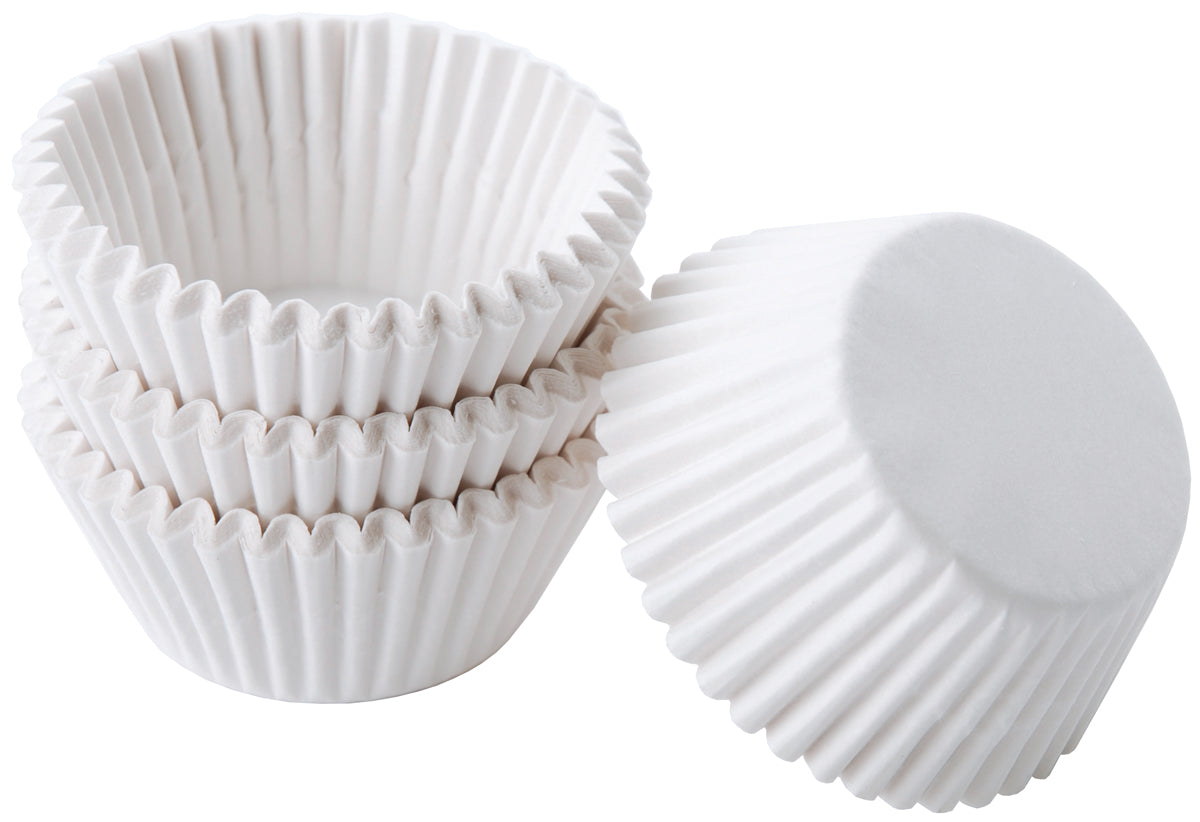 Mini Baking Cups White 100/Pkg