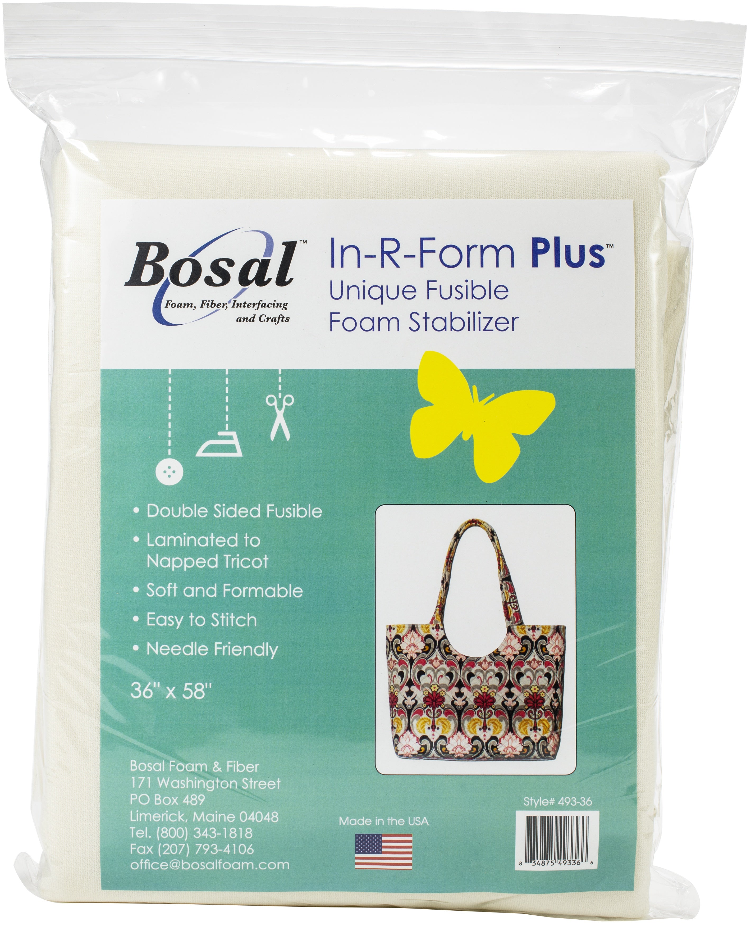 In-R-Form Plus Unique Fusible Foam Stabilizer 36"X58"