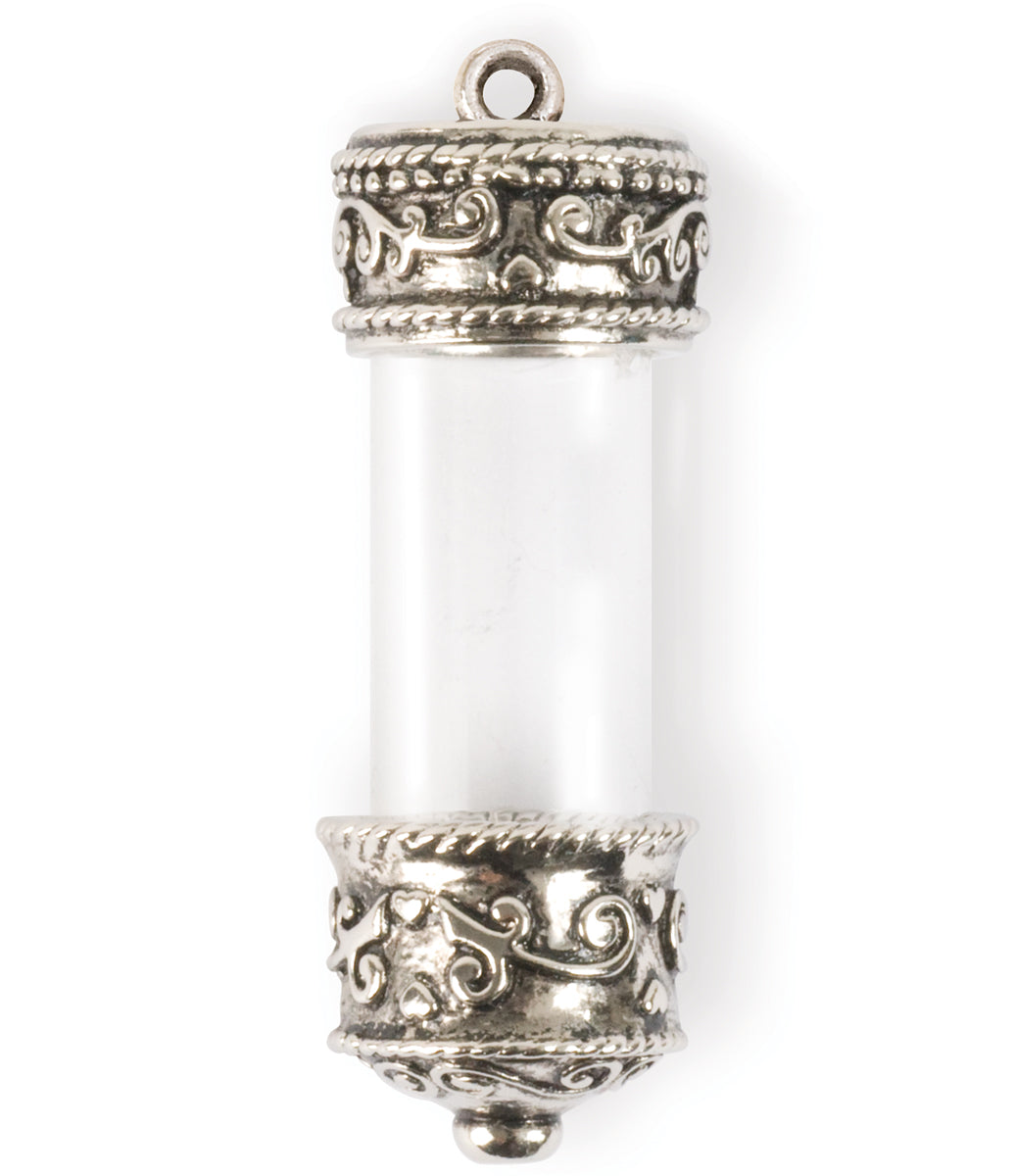 Steampunk Glass Pendant 1/Pkg Large Vial