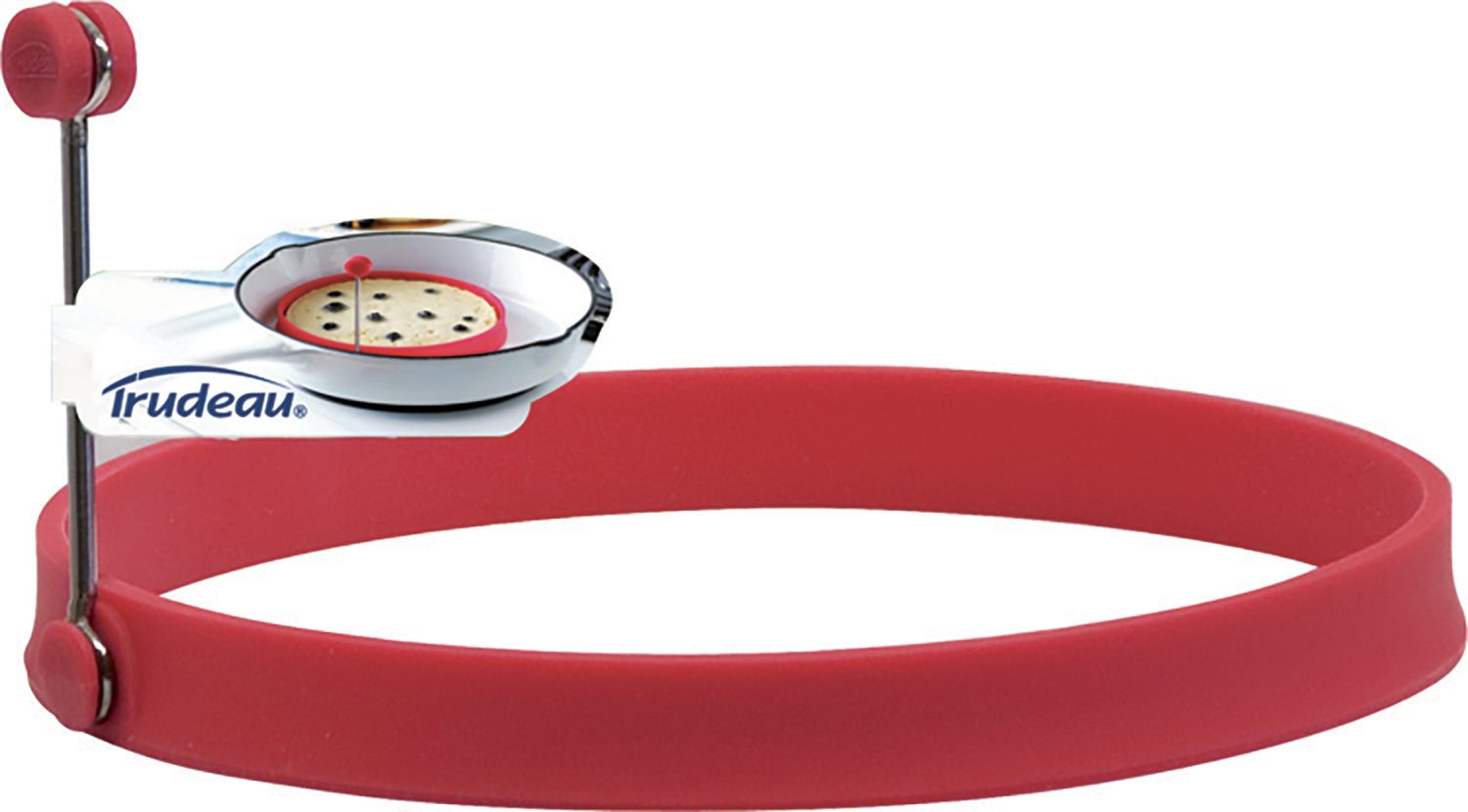 Silicone Pancake Ring Red