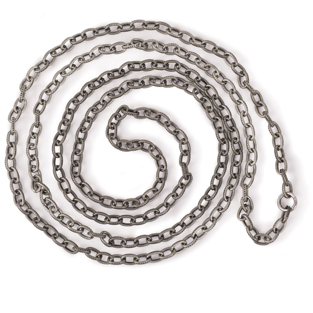 Steampunk Metal Chain 39" 1/Pkg Antique Silver Style A