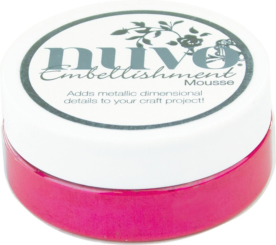 Nuvo Embellishment Mousse-Pink Flambe