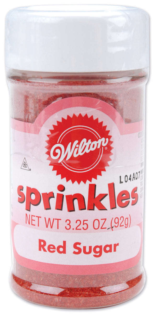 Sugar Sprinkles 3.25oz Red