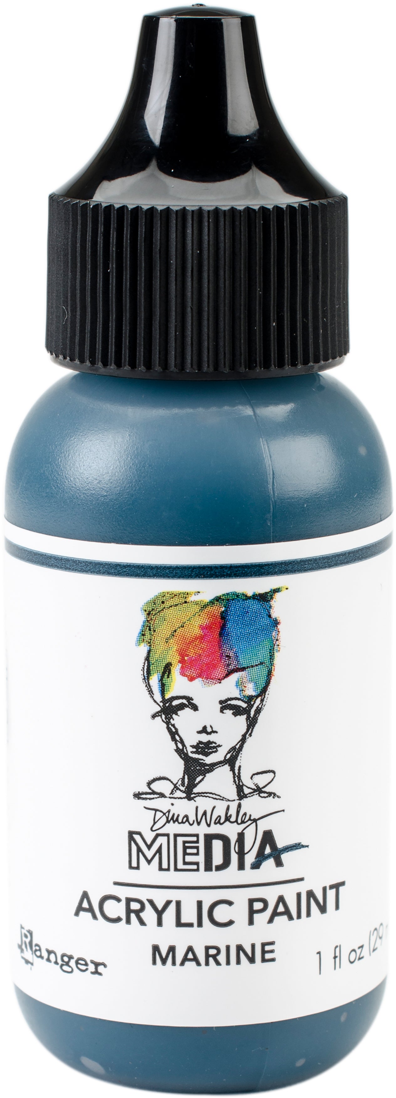 Dina Wakley Media Acrylic Paint 1oz Marine