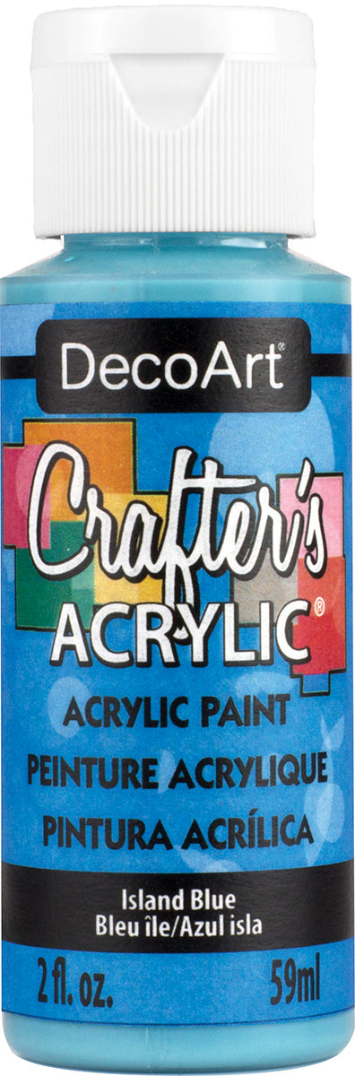 Crafter's Acrylic All-Purpose Paint 2oz Island Blue