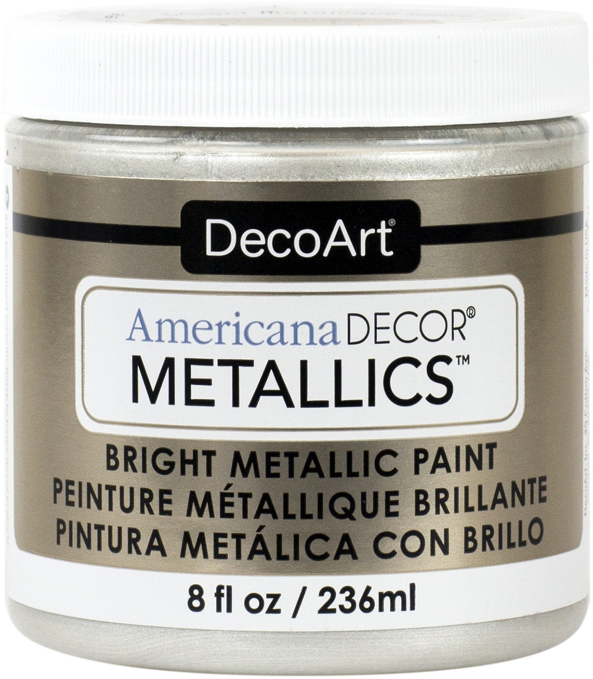 Americana Decor Metallics 8oz Pearl