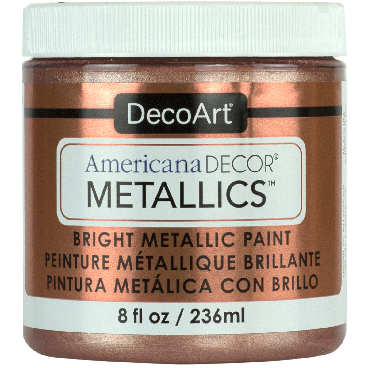 Americana Decor Metallics 8oz Rose Gold
