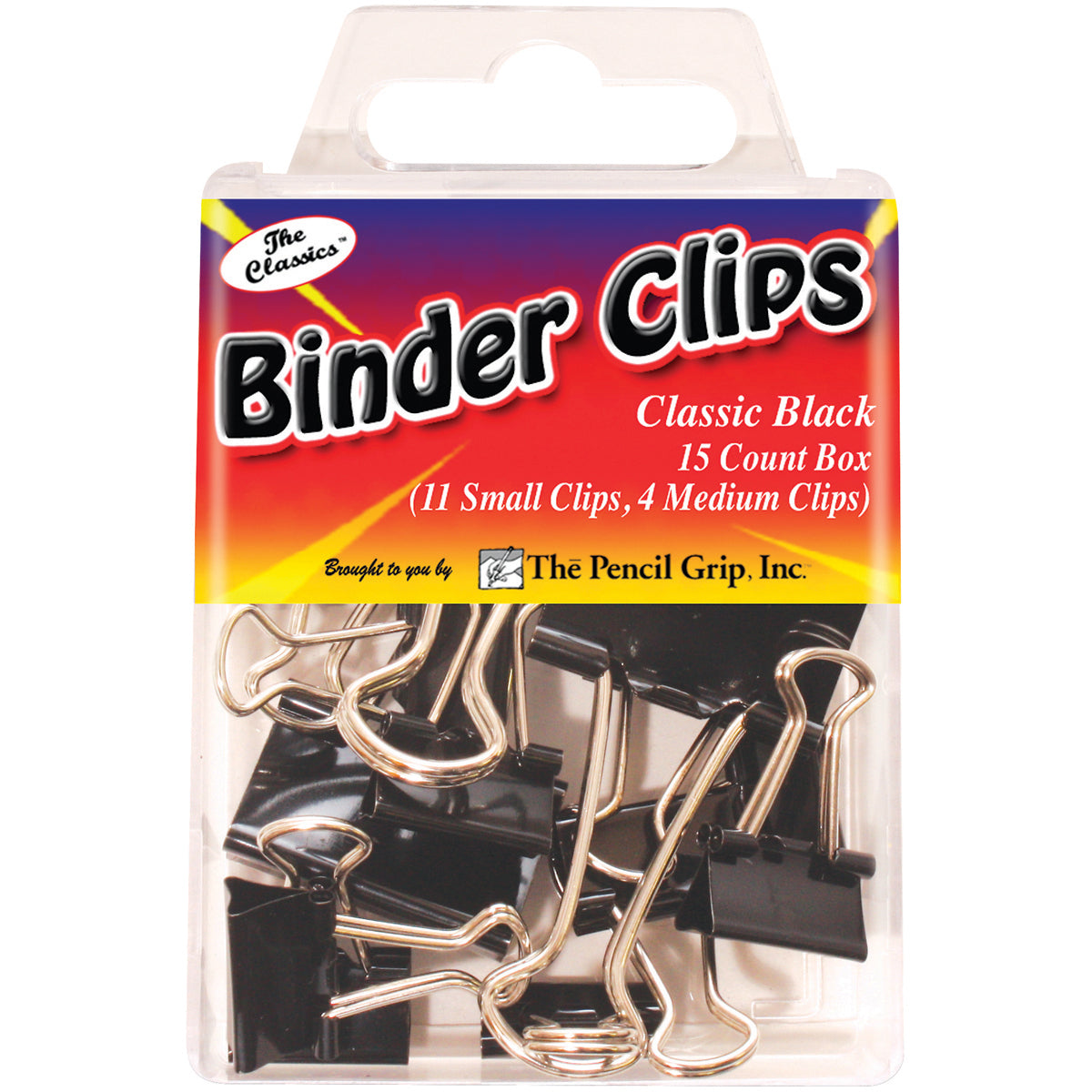 Binder Clips 15/Pkg Black