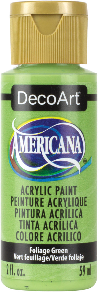 Americana Acrylic Paint 2oz Foliage Green - Opaque