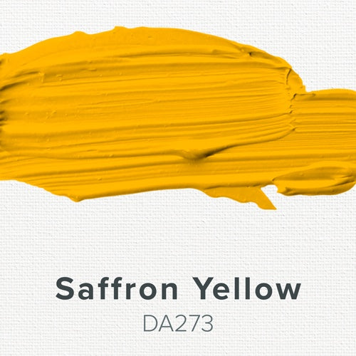 Americana Acrylic Paint 2oz Saffron Yellow - Semi-Opaque